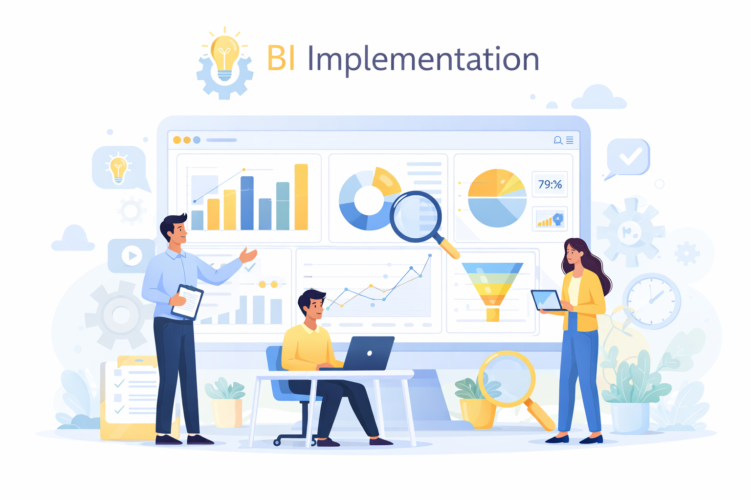 The Complete Guide to BI Implementation for Enterprise Organizations